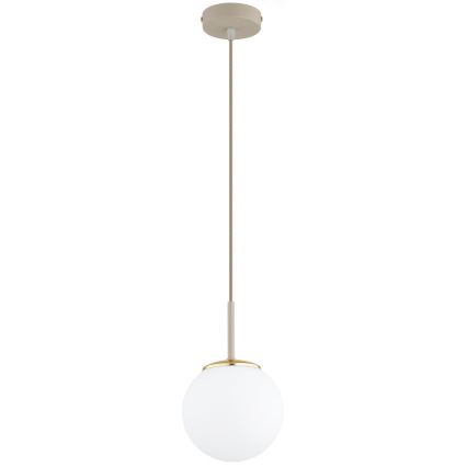 Brilagi - Pendul pe cablu MILO ECRU 1xE27/60W/230V bej/auriu