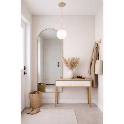 Brilagi - Pendul pe cablu MILO ECRU 1xE27/60W/230V bej/auriu