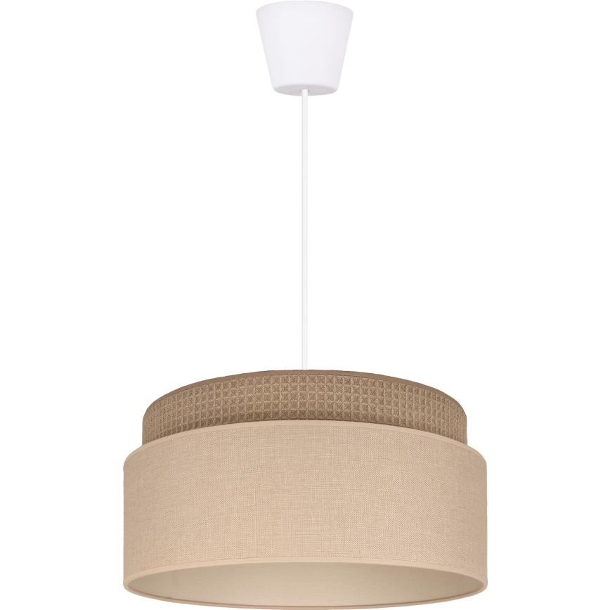 Brilagi - Pendul pe cablu PADOVA 1xE27/60W/230V Ø 40 cm bej