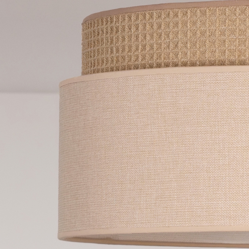 Brilagi - Pendul pe cablu PADOVA 1xE27/60W/230V Ø 40 cm bej