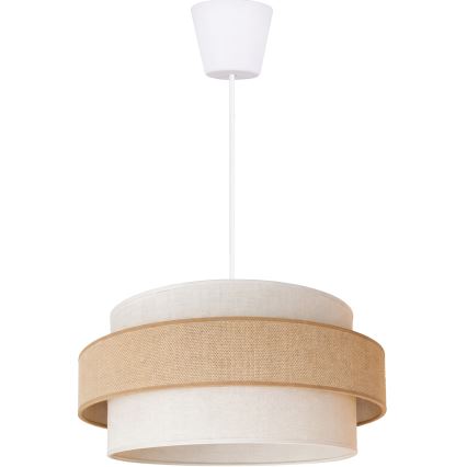 Brilagi - Pendul pe cablu SPACE, 1xE27/60W/230V, Ø 40 cm, bej/crem
