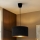 Brilagi - Pendul pe cablu VELVET, 1xE27/60W/230V, Ø 40 cm, negru/auriu
