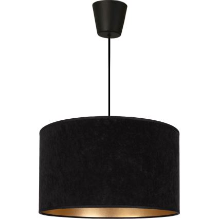 Brilagi - Pendul pe cablu VELVET, 1xE27/60W/230V, Ø 40 cm, negru/auriu