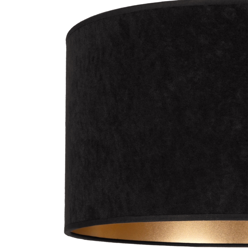 Brilagi - Pendul pe cablu VELVET, 1xE27/60W/230V, Ø 40 cm, negru/auriu