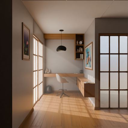 Brilagi - Pendul pe cablu WABI SABI 1xE27/40W/230V, negru