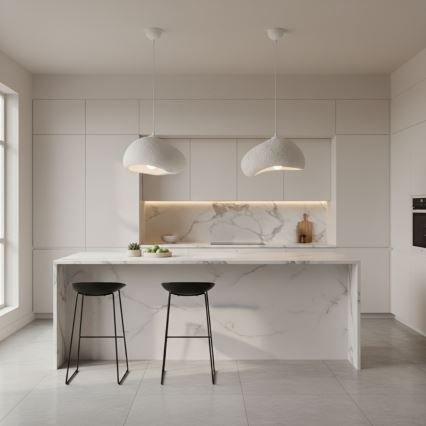 Brilagi - Pendul pe cablu WABI SABI 1xE27/40W/230V, Ø 32 cm, alb