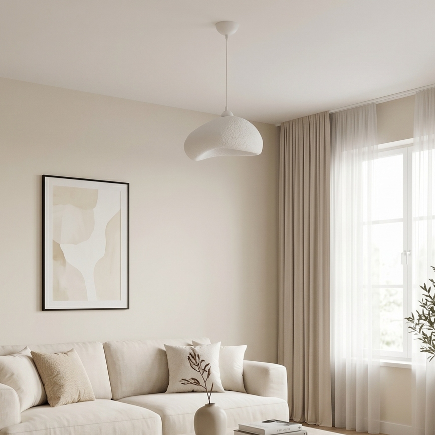 Brilagi - Pendul pe cablu WABI SABI 1xE27/40W/230V, Ø 32 cm, alb
