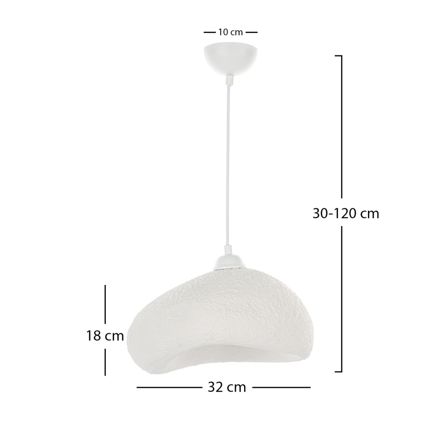 Brilagi - Pendul pe cablu WABI SABI 1xE27/40W/230V, Ø 32 cm, alb