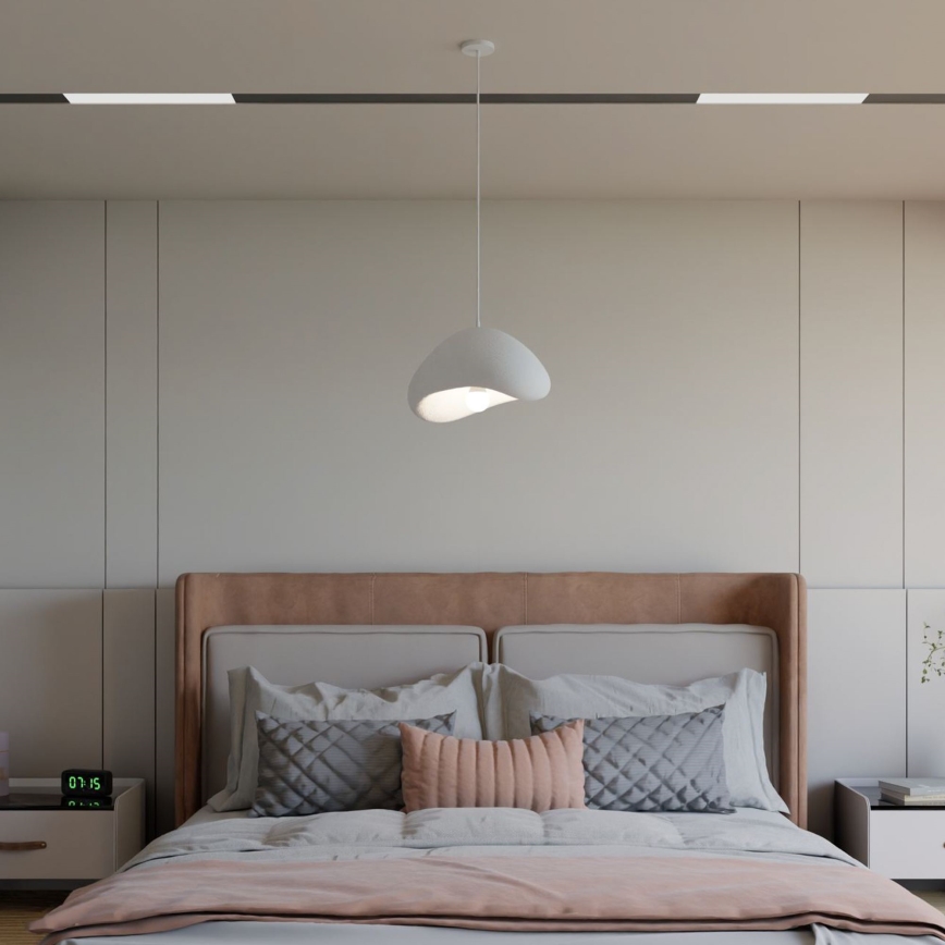 Brilagi - Pendul pe cablu WABI SABI 1xE27/40W/230V Ø 33 cm alb