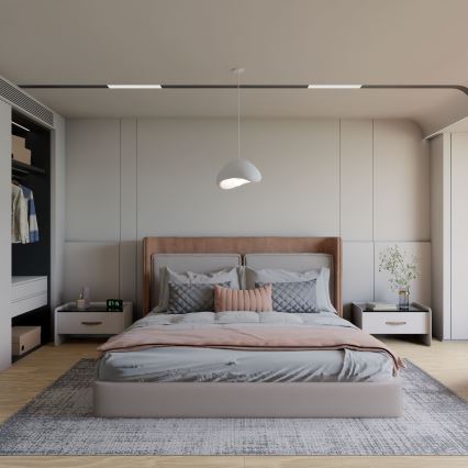 Brilagi - Pendul pe cablu WABI SABI 1xE27/40W/230V Ø 33 cm alb