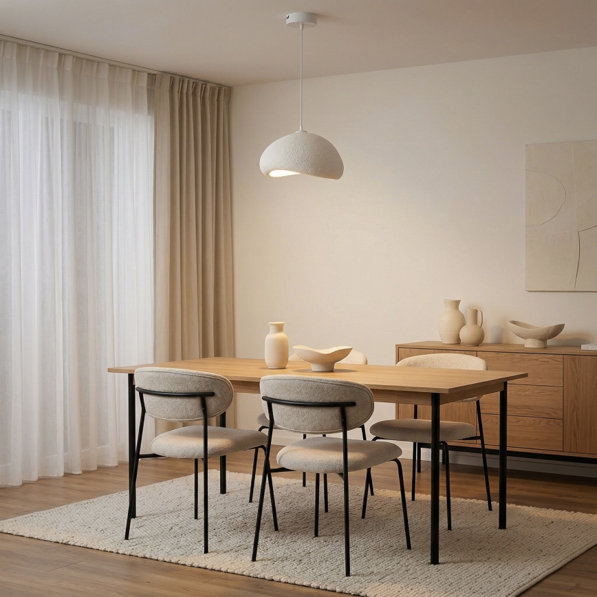 Brilagi - Pendul pe cablu WABI SABI 1xE27/40W/230V Ø 33 cm alb