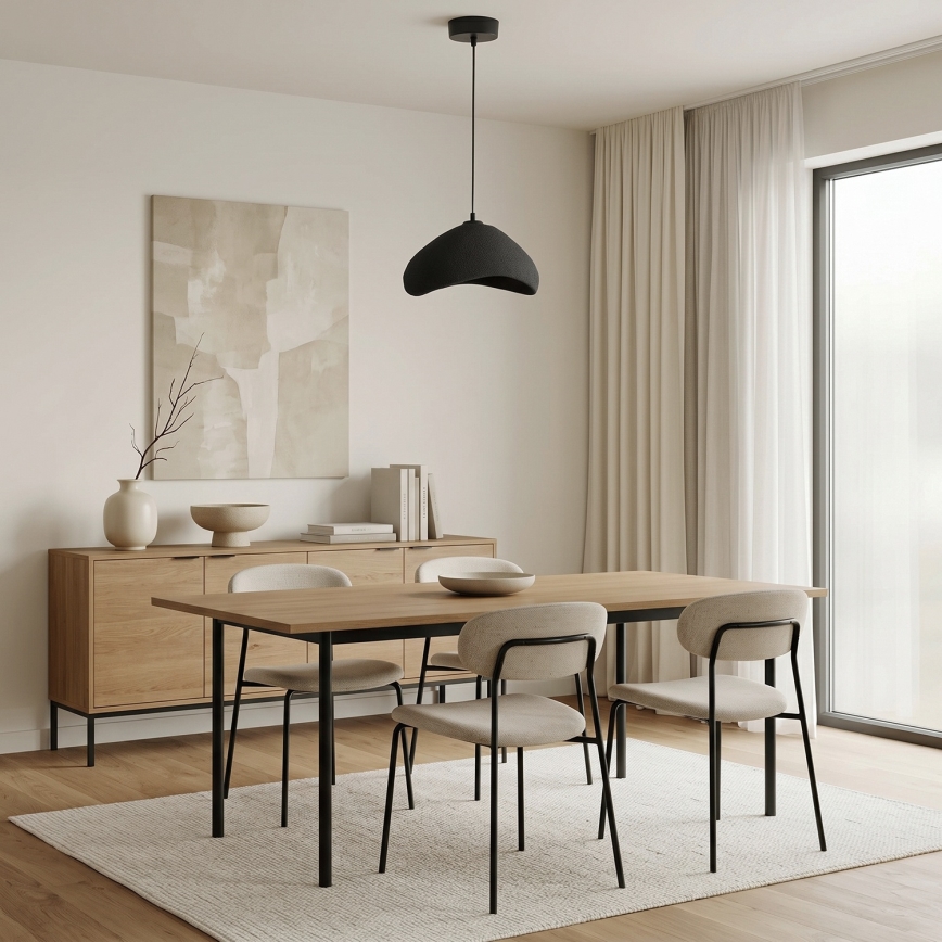 Brilagi - Pendul pe cablu WABI SABI, 1xE27/40W/230V, Ø 33 cm, negru