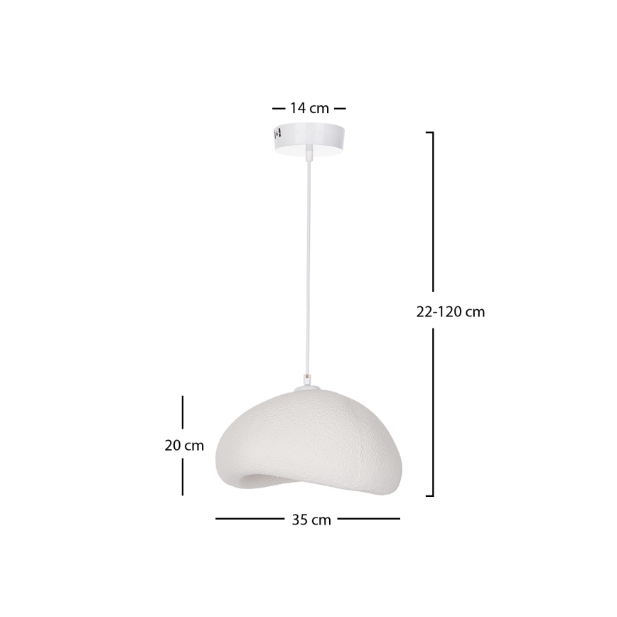 Brilagi - Pendul pe cablu WABI SABI 1xE27/40W/230V, Ø 35 cm, alb