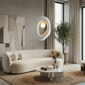 Brilagi - Pendul pe cablu WABI SABI 1xG9/8W/230V, alb