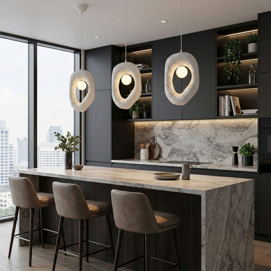 Brilagi - Pendul pe cablu WABI SABI 1xG9/8W/230V, alb