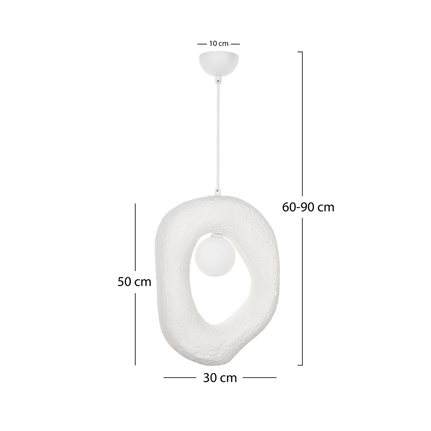 Brilagi - Pendul pe cablu WABI SABI 1xG9/8W/230V, alb