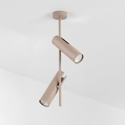 Brilagi - Pendul pe tijă BRANCH 2xGU10/30W/230V bej