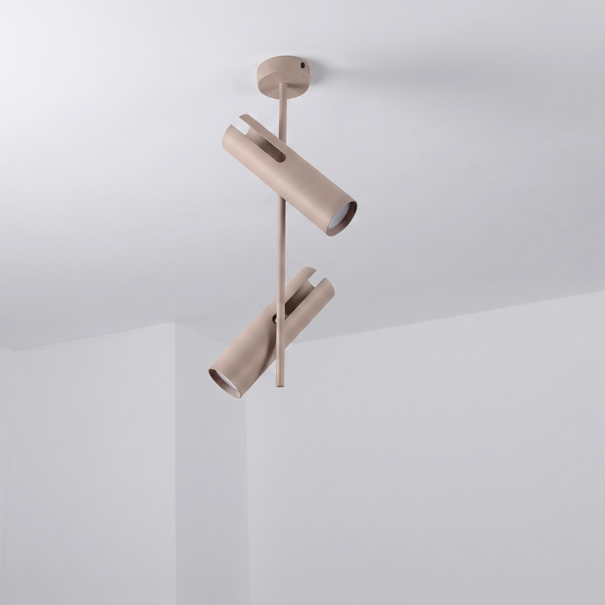 Brilagi - Pendul pe tijă BRANCH 2xGU10/30W/230V bej