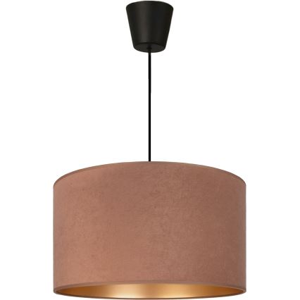 Brilagi - Pendul VELVET pe cablu, 1xE27/60W/230V, Ø 40 cm, bej/auriu