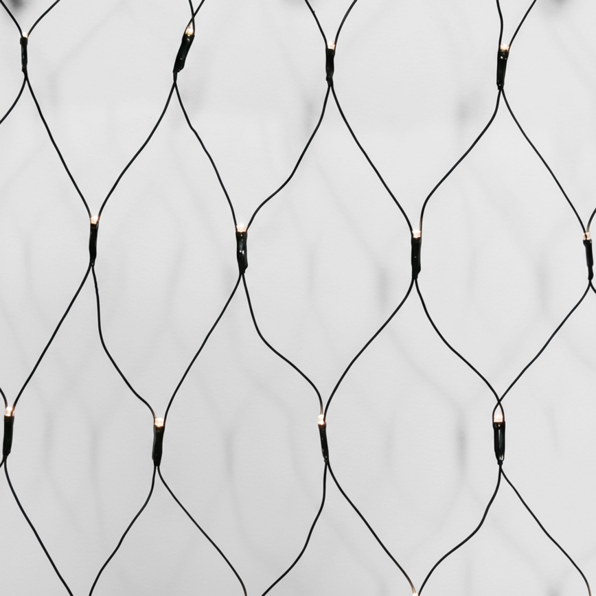 Brilagi - Perdea LED de exterior pentru Crăciun, 160 LED, 7 x 2 m, IP44, alb cald