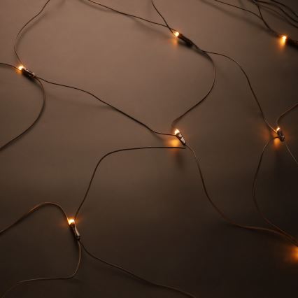 Brilagi - Perdea LED de exterior pentru Crăciun, 160 LED, 7 x 2 m, IP44, alb cald