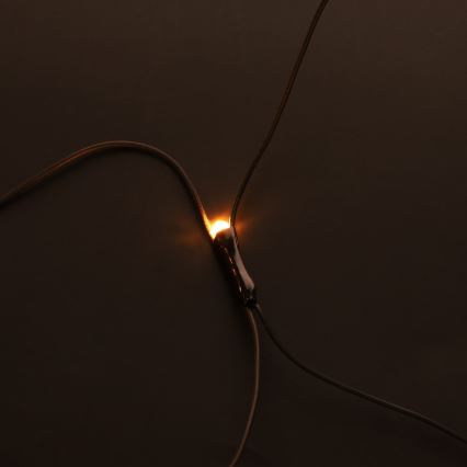 Brilagi - Perdea LED de exterior pentru Crăciun, 160 LED, 7 x 2 m, IP44, alb cald