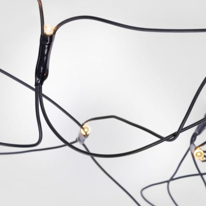 Brilagi - Perdea LED de exterior pentru Crăciun, 160 LED, 7 x 2 m, IP44, alb cald