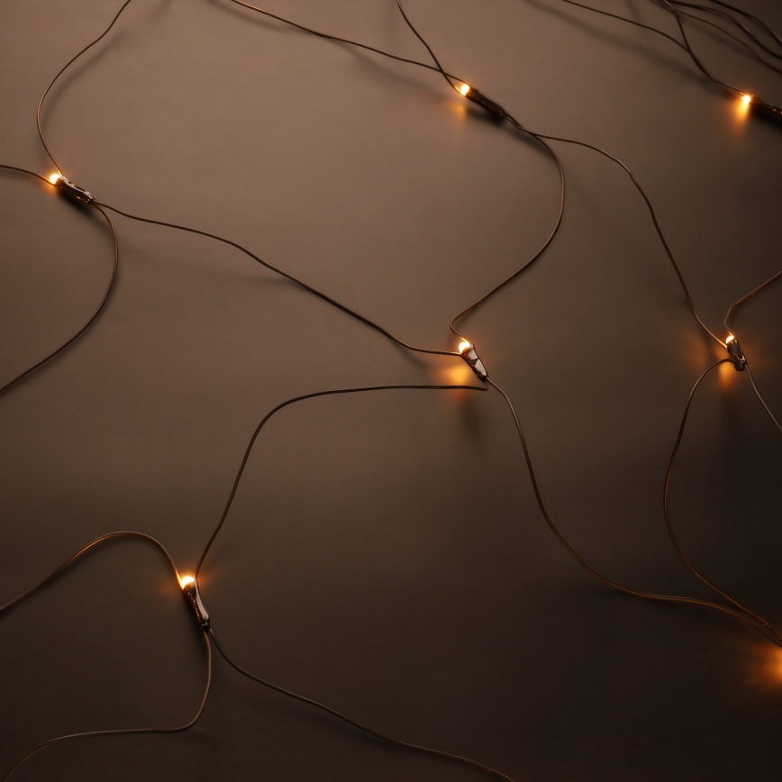 Brilagi - Perdea luminoasă LED pentru exterior, 160 LED, 7 x 2 m, IP44, alb cald