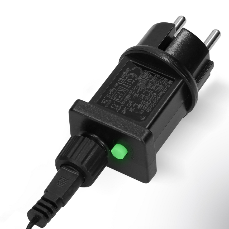 Brilagi - Perdea luminoasă LED pentru exterior, 160 LED, 7 x 2 m, IP44, alb cald