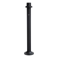 BRILAGI - Picior pentru lampă de exterior cu senzor de mișcare și de amurg HARBOR 1xE27/40W/230V 120 cm IP33 negru