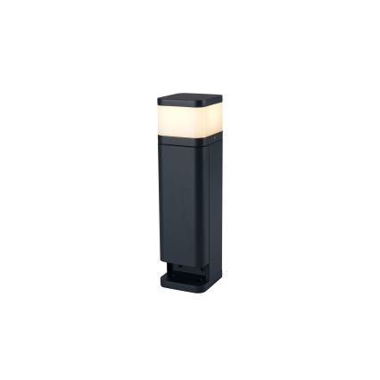 Brilagi - Lampă de exterior PILLAR cu 2 prize SCHUKO 1xG9/11W/230V IP44 antracit
