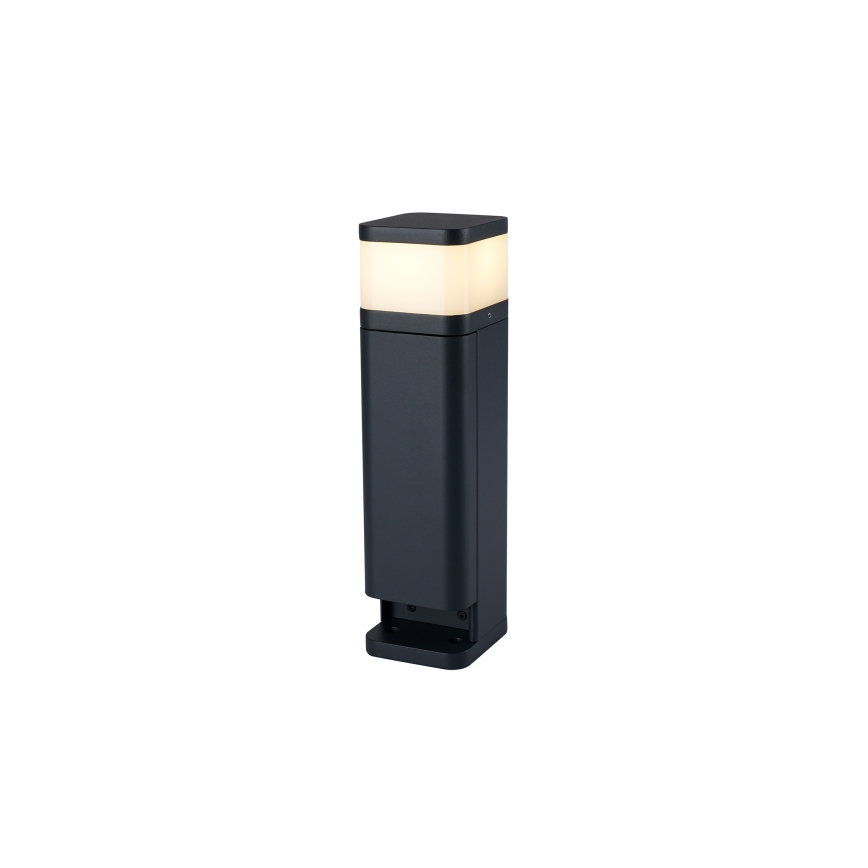 Brilagi - Lampă de exterior PILLAR cu 2 prize SCHUKO 1xG9/11W/230V IP44 antracit