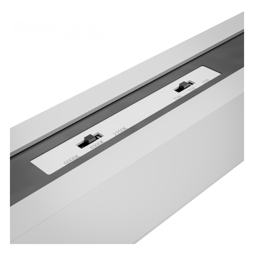 Brilagi - Plafonieră LED aplicată FULLDAY, 20/30/40W, 230V, 2700/4000/6000K, 120 cm, UGR19, alb