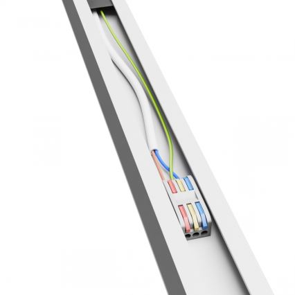 Brilagi - Plafonieră LED aplicată FULLDAY, 20/30/40W, 230V, 2700/4000/6000K, 120 cm, UGR19, alb