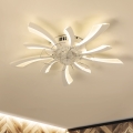 Brilagi - Plafonier LED cu ventilator, reglabil, LED/50W/230V 3000-6500K alb + telecomandă