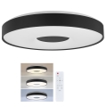 Brilagi - Plafonier LED dimabil JAMIS LED/48W/230V 3000-6500K Ø 39 cm negru + telecomandă