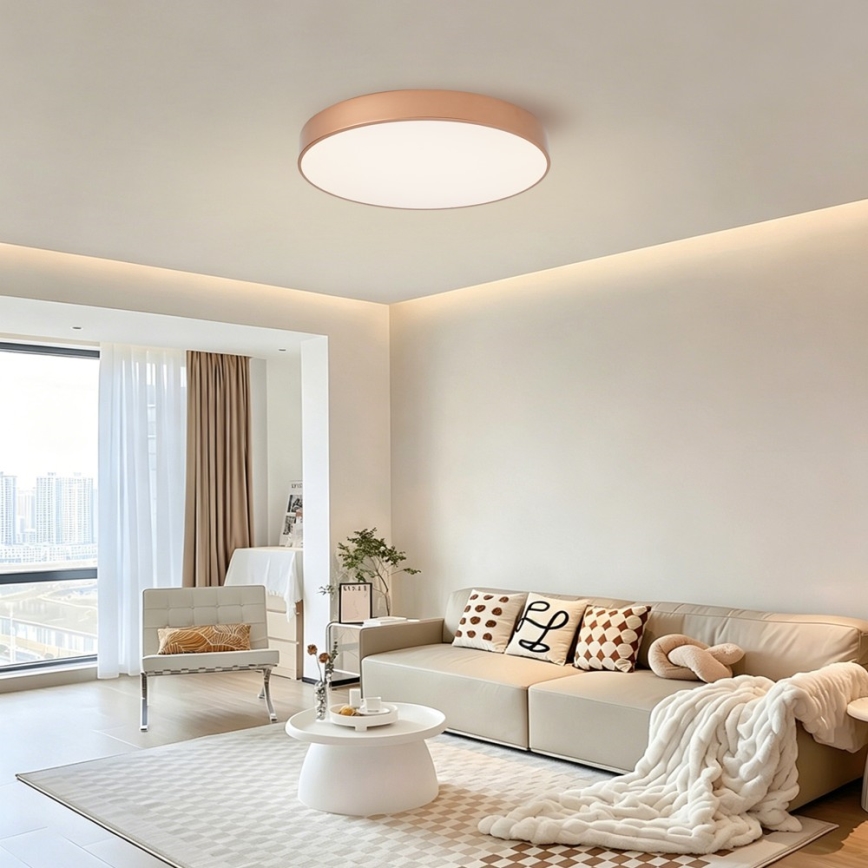 BRILAGI - Plafonieră LED dimabilă POOL LED/60W/230V 3000-6000K Ø 60 cm culoare cupru + telecomandă