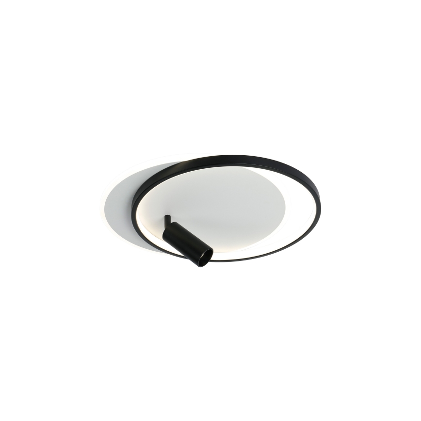 Brilagi - Plafonieră LED dimmabilă UNITY LED/48W/230V + 1xGU10/3W 3000-6000K 39x45 cm alb/negru + telecomandă