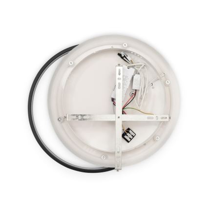 Brilagi - Plafonieră LED dimmabilă UNITY LED/48W/230V + 1xGU10/3W 3000-6000K 39x45 cm alb/negru + telecomandă