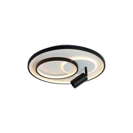 Brilagi - Lampă de tavan LED reglabilă UNITY LED/60W/230V + 1xGU10/3W 3000-6000K Ø 50 cm alb/negru + telecomandă