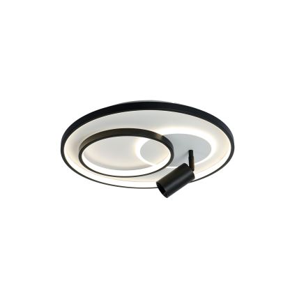 Brilagi - Lampă de tavan LED reglabilă UNITY LED/60W/230V + 1xGU10/3W 3000-6000K Ø 50 cm alb/negru + telecomandă