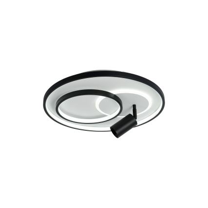 Brilagi - Lampă de tavan LED reglabilă UNITY LED/60W/230V + 1xGU10/3W 3000-6000K Ø 50 cm alb/negru + telecomandă