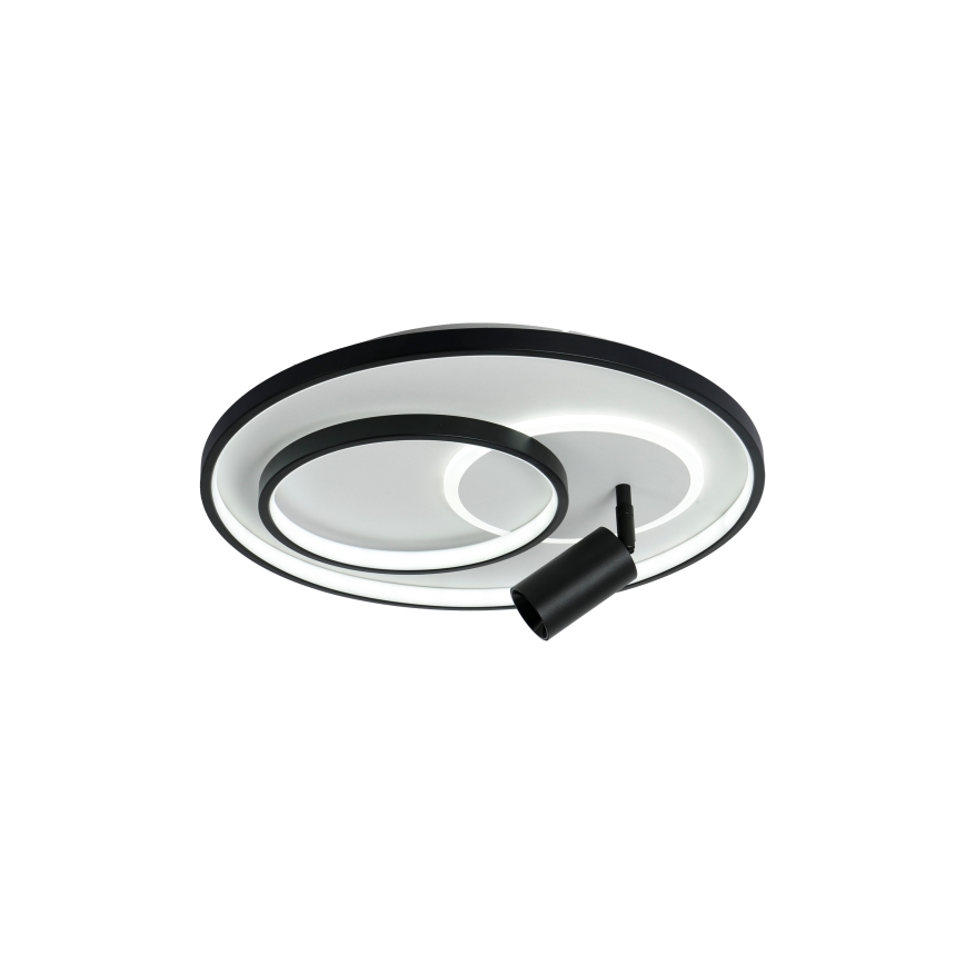 Brilagi - Lampă de tavan LED reglabilă UNITY LED/60W/230V + 1xGU10/3W 3000-6000K Ø 50 cm alb/negru + telecomandă