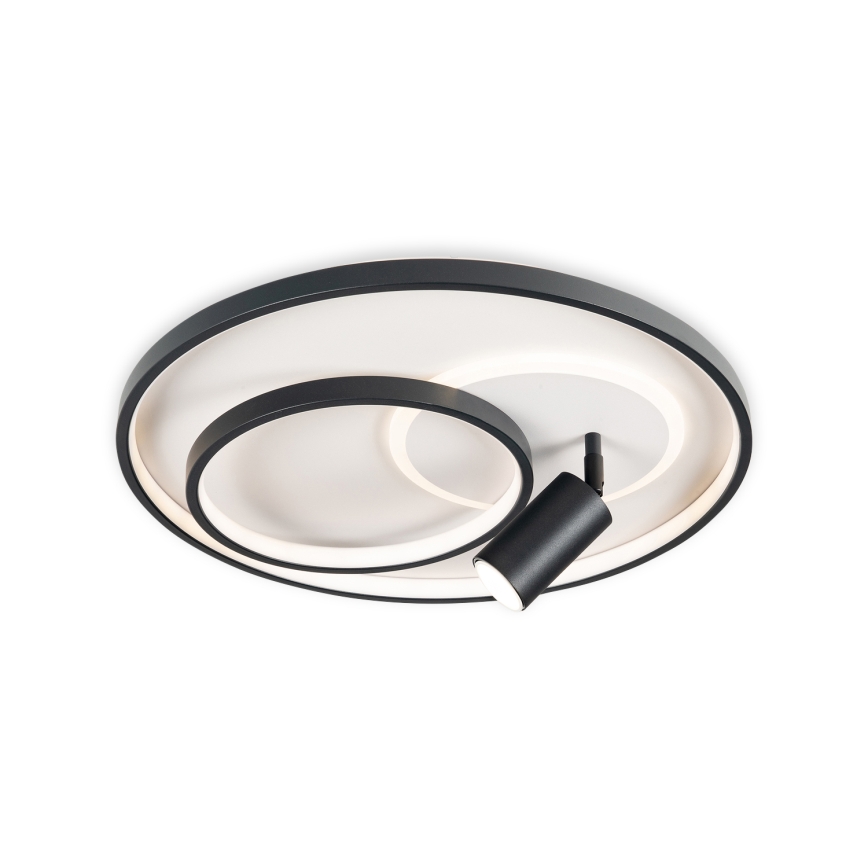 BRILAGI - Lampă de tavan LED reglabilă UNITY LED/60W/230V + 1xGU10/3W 3000-6000K Ø 50 cm alb/negru + telecomandă