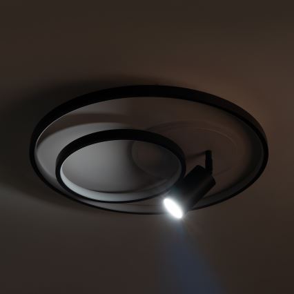 BRILAGI - Lampă de tavan LED reglabilă UNITY LED/60W/230V + 1xGU10/3W 3000-6000K Ø 50 cm alb/negru + telecomandă