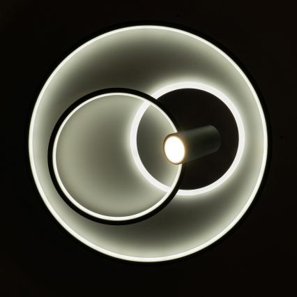 BRILAGI - Lampă de tavan LED reglabilă UNITY LED/60W/230V + 1xGU10/3W 3000-6000K Ø 50 cm alb/negru + telecomandă