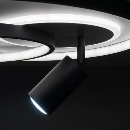 BRILAGI - Lampă de tavan LED reglabilă UNITY LED/60W/230V + 1xGU10/3W 3000-6000K Ø 50 cm alb/negru + telecomandă