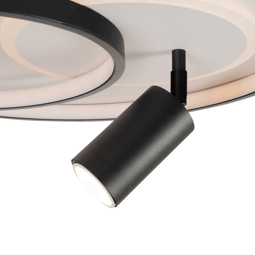 BRILAGI - Lampă de tavan LED reglabilă UNITY LED/60W/230V + 1xGU10/3W 3000-6000K Ø 50 cm alb/negru + telecomandă