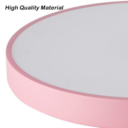 Brilagi Plafonieră LED POOL, 60 W, 230 V, 3000/4000/6000 K, Ø 60 cm, roz