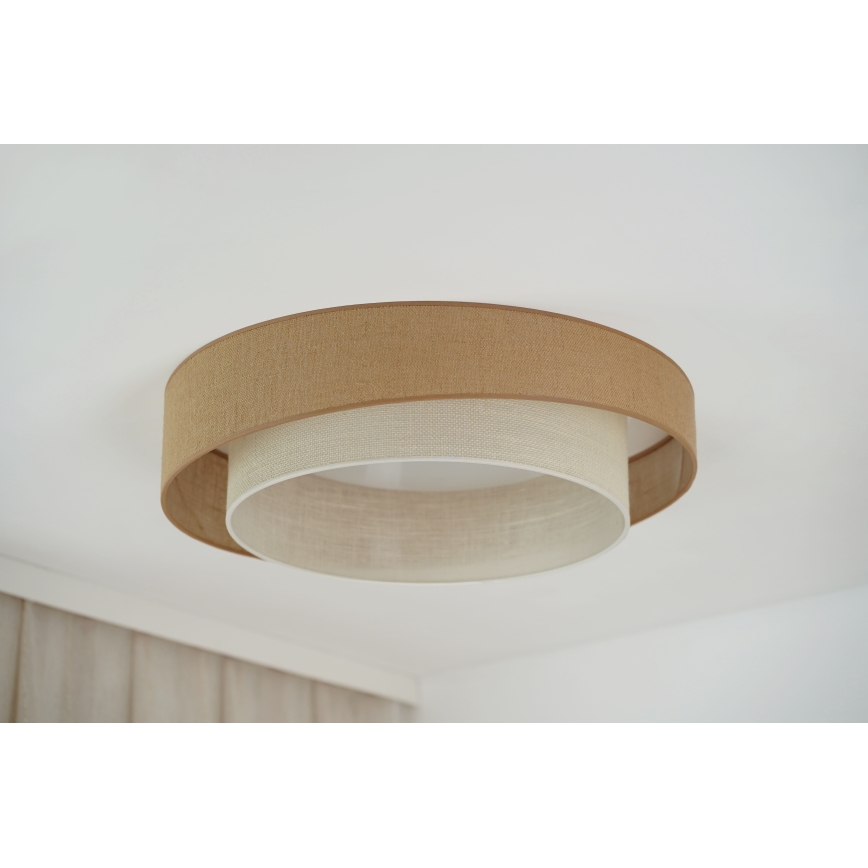 Brilagi - Plafonieră LED SHINE LED/24W/230V diam. 60 cm bej/crem